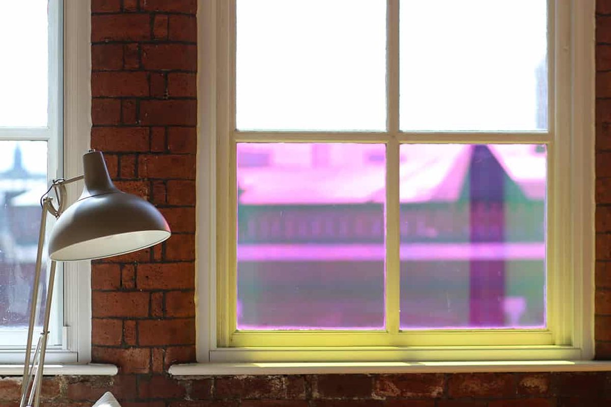 Coloured window film