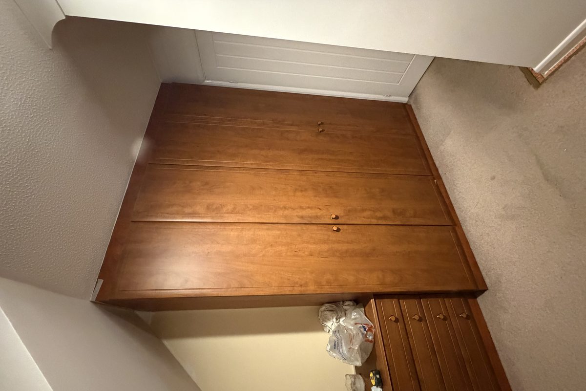 Wardrobe before wrapping