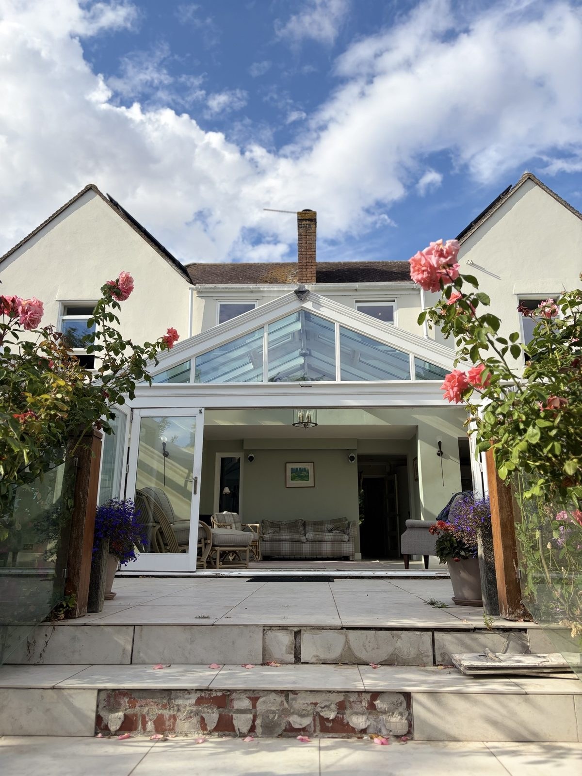 Solar control film installed on conservatory glazing in Cambridge